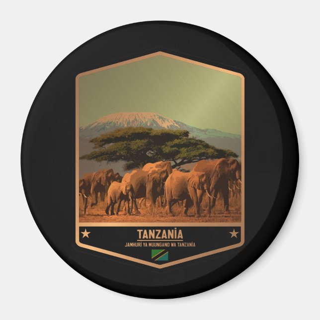 Tanzania Magnet (Framsidan)