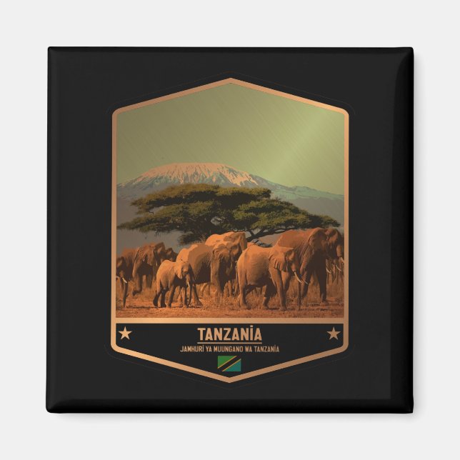 Tanzania Magnet (Framsidan)