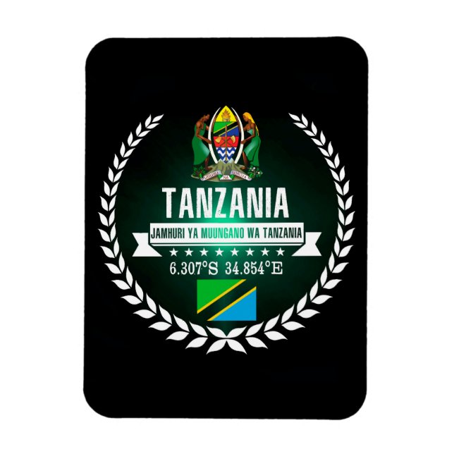 Tanzania Magnet (Vertikal)