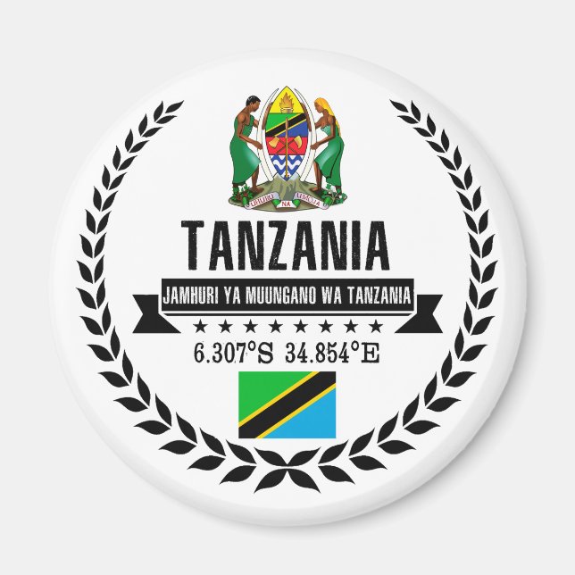 Tanzania Magnet (Framsidan)
