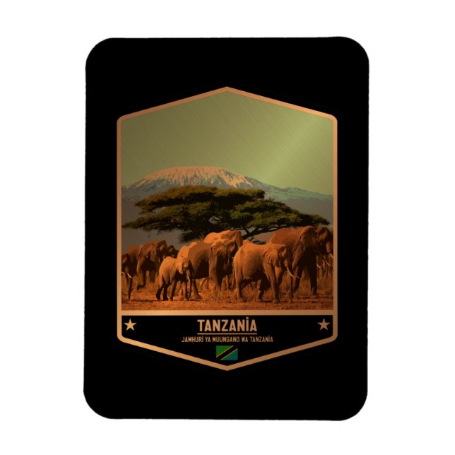 Tanzania Magnet (Vertikal)