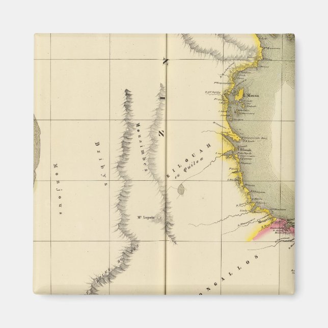 Tanzania, Moçambique 43 Magnet (Framsidan)