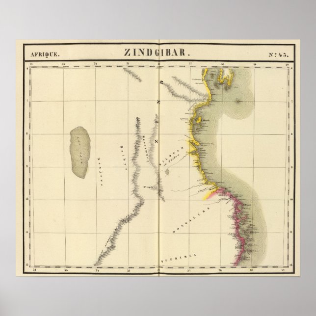 Tanzania, Moçambique 43 Poster (Framsidan)