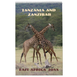 Tanzania och Zanzibar Kalender