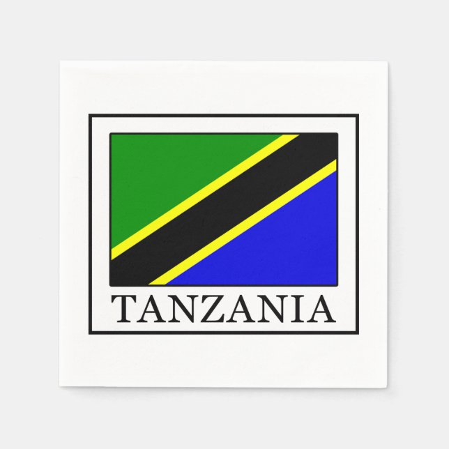 Tanzania Pappersservett (Framsidan)