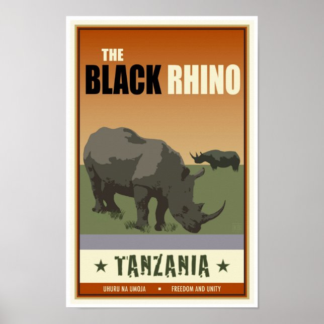 Tanzania Poster (Framsidan)