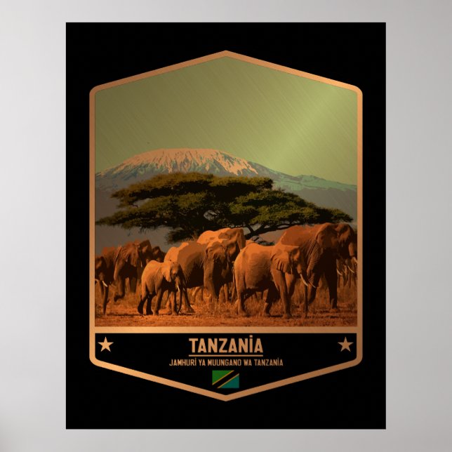 Tanzania Poster (Framsidan)