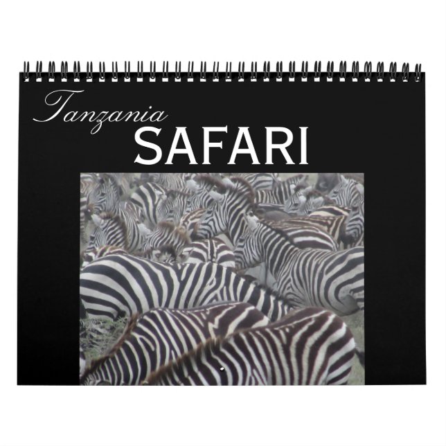 tanzania safari 2026 kalender (Omslag)