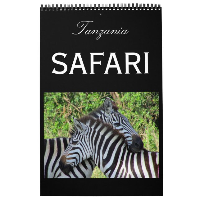 tanzania safari kalender (Omslag)