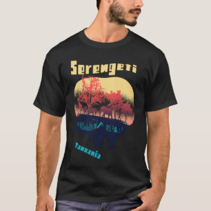 Tanzania Serengeti nationalpark Afrika Safari Stor T Shirt