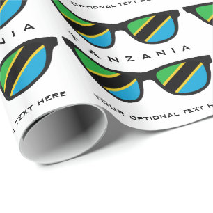 Tanzania Shades anpassningsbar text och byte av fä Presentpapper