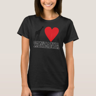 Tanzania souvenir för män och kvinnor t shirt