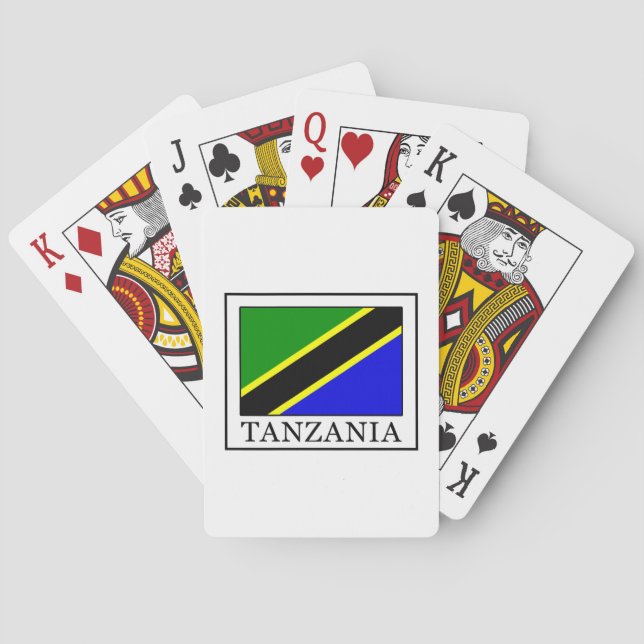 Tanzania Spel Kort (Baksidan)