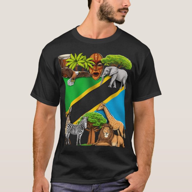 Tanzania T Shirt (Framsida)