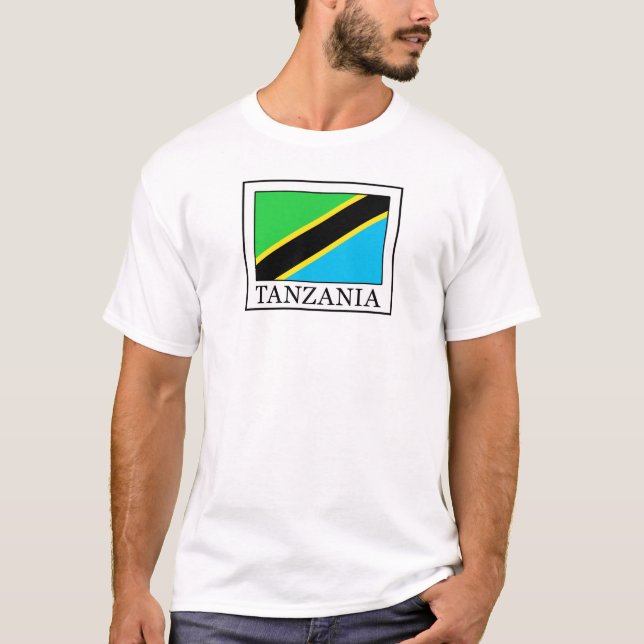 Tanzania T-tröja T Shirt (Framsida)