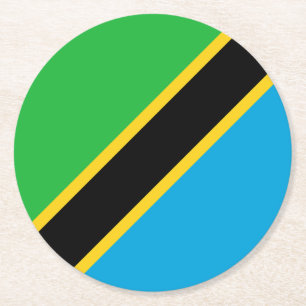 Tanzania Underlägg Papper Rund