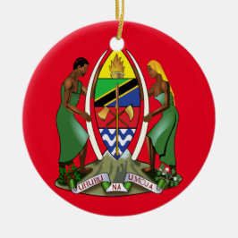 Tanzania Vapensköld jul Ornament