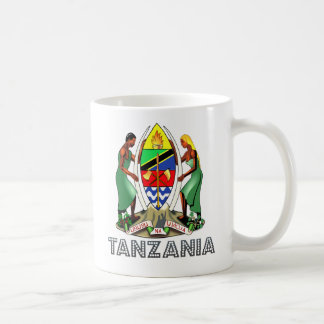 Tanzania vapensköld kaffemugg