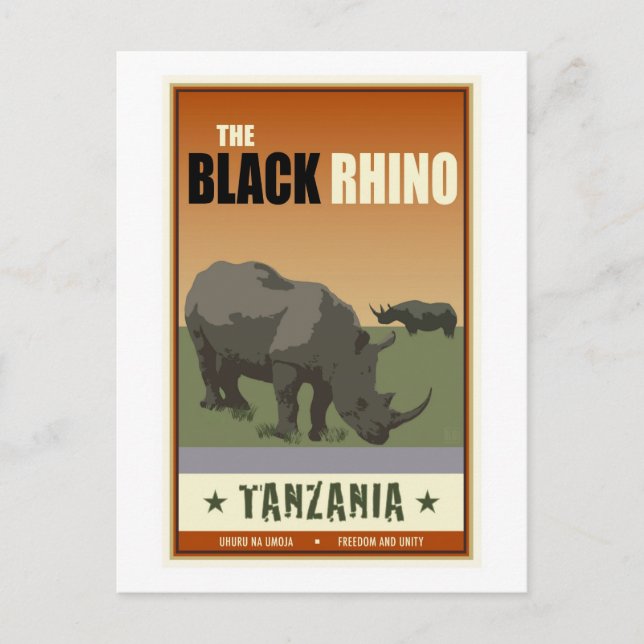 Tanzania Vykort (Framsida)