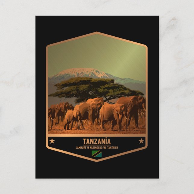 Tanzania Vykort (Framsida)