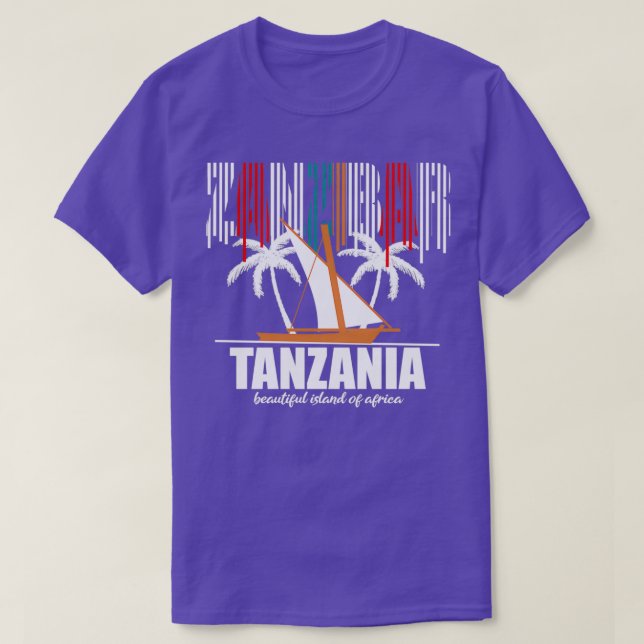 Tanzania zanzibar t shirt (Design framsida)