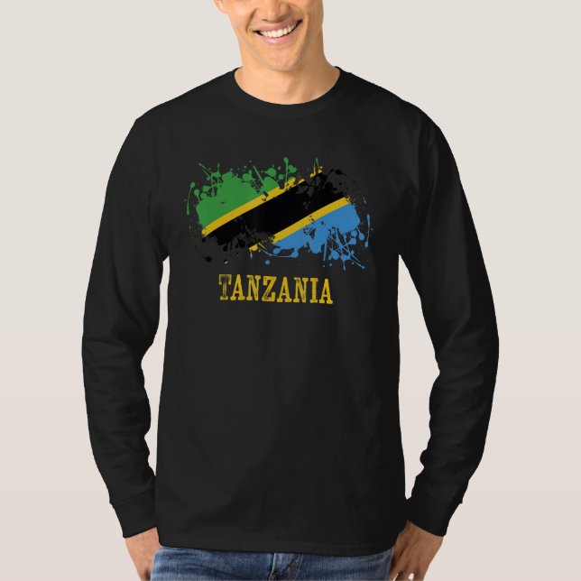 Tanzanian enthusiasts for Tanzania and Tanzania T Shirt (Framsida)