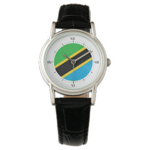 Tanzanian flagga armbandsur