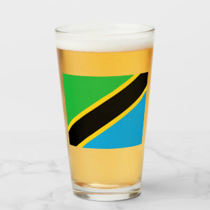 Tanzanian Flagga Glaskopp