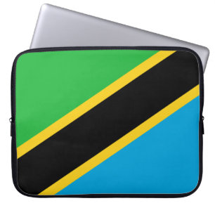 Tanzanian Flagga Laptop Fodral