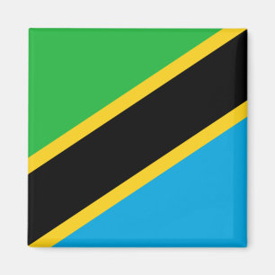 Tanzanian Flagga Magnet