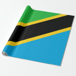 Tanzanian Flagga Presentpapper