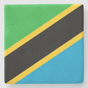 Tanzanian Flagga Stenunderlägg