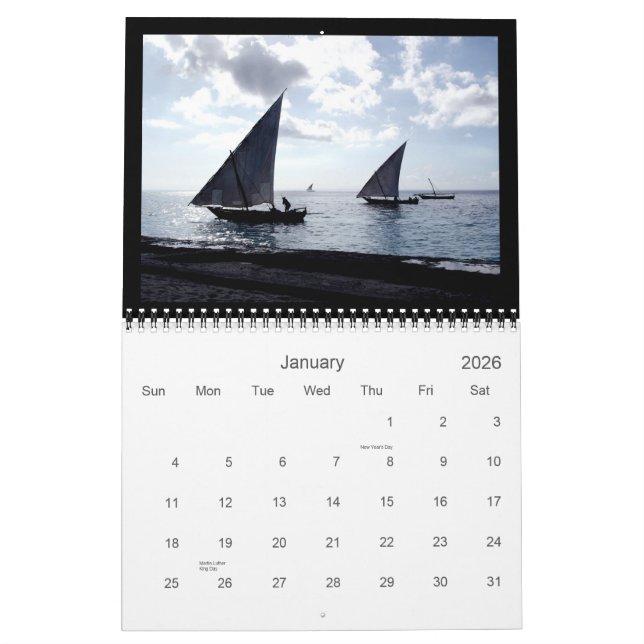 Tanzanian Odyssey Calendar Kalender (Jan 2026)