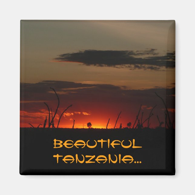 Tanzanian Sunset Magnet (Framsidan)