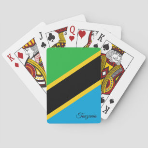 Tanzanianska spel i Flagga, Tanzania-spelkort Casinokort