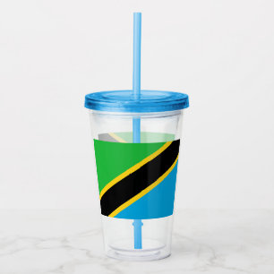 Tanzanias Flagga i Tanzania Take Away Mugg