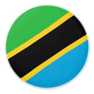 Tanzanias flagga knopp