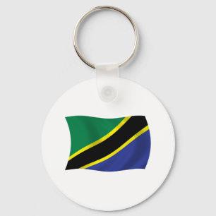 Tanzanias flagga Nyckelring
