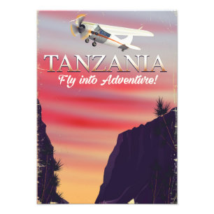 Tanzanias poster i Afrika