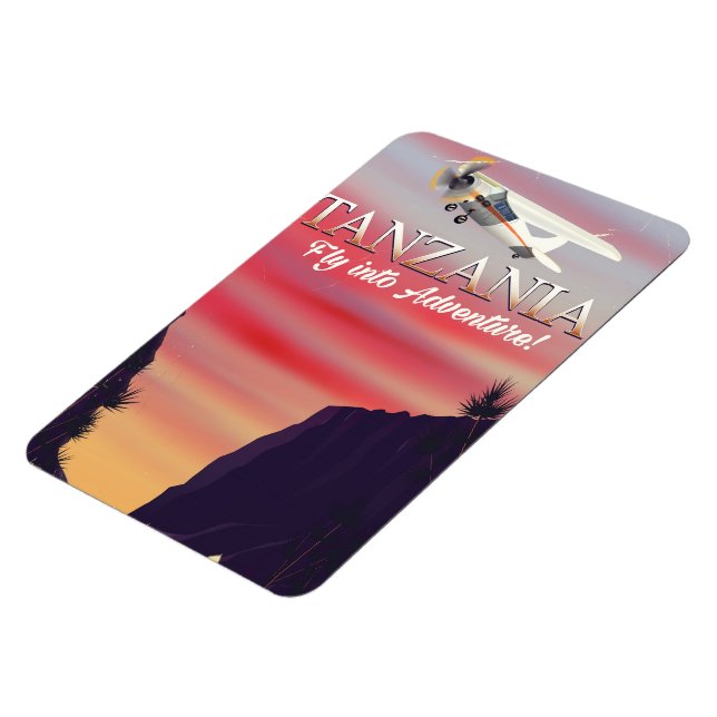 Tanzanias poster i Afrika Magnet (Vänstra Sidan)