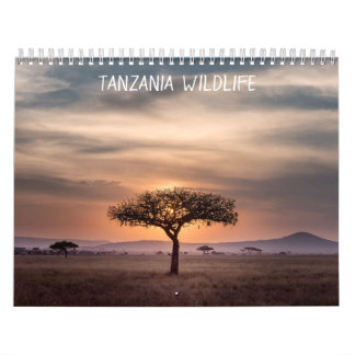 Tanzanias vilda djur kalender