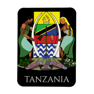 tanzaniska emblem magnet