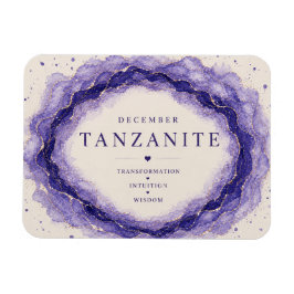 Tanzanit December Födelsesten Flexi Magnet