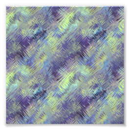 Tanzanite Blue Liquid Mönster Fototryck