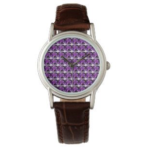 Tanzanite Gemstone-Lila Armbandsur