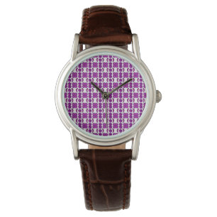 Tanzanite Gemstone-Lila Armbandsur