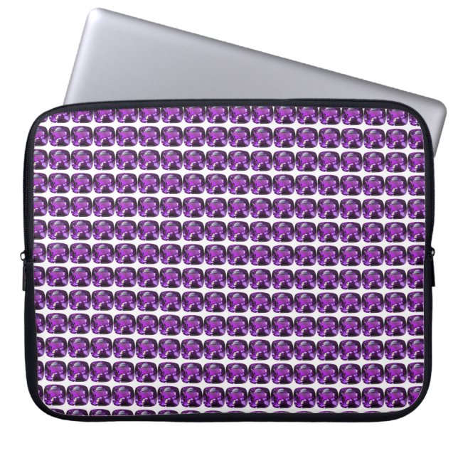 Tanzanite Gemstone-Lila Laptop Fodral (Framsidan)