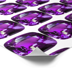 Tanzanite Gemstone-Lila Poster
