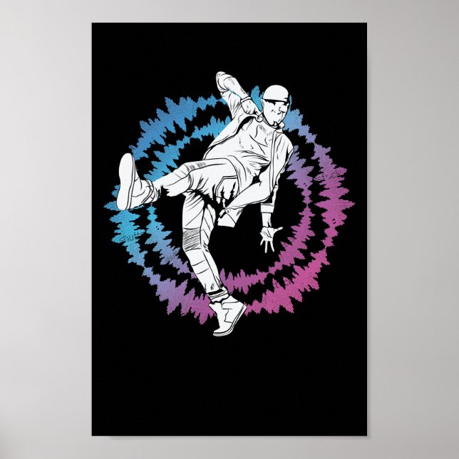 Tanzen Breakdance Beat Poster (Framsidan)