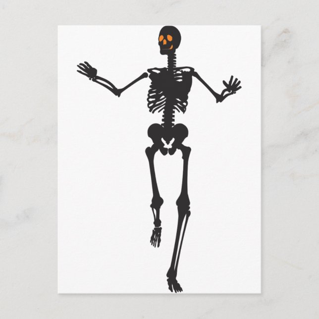 Tanzen-Skelett Vykort (Framsida)